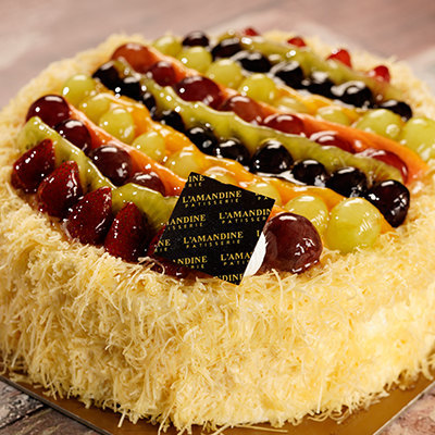 Vanilla Fruit Cheese Cake